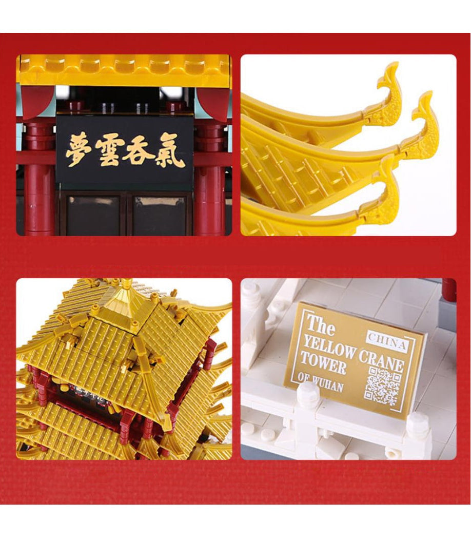 Chinese Landmark Crane Tower 6794PCS