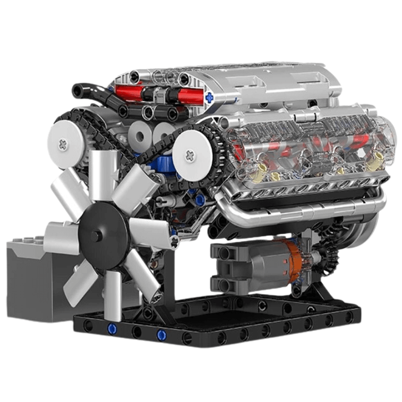 V8 Engine 534PCS