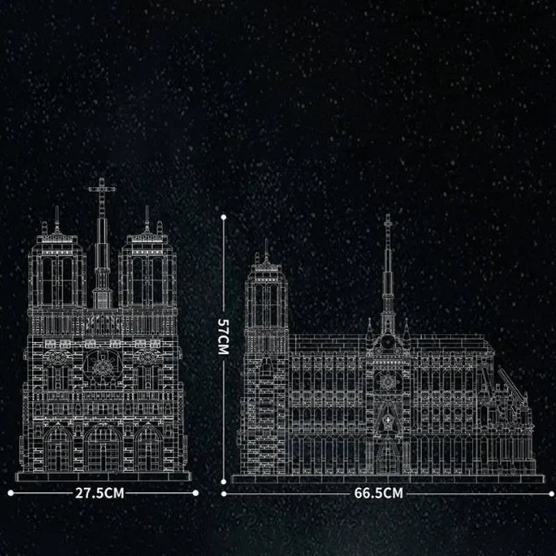 Cathedral of Notre-Dame 8868PCS