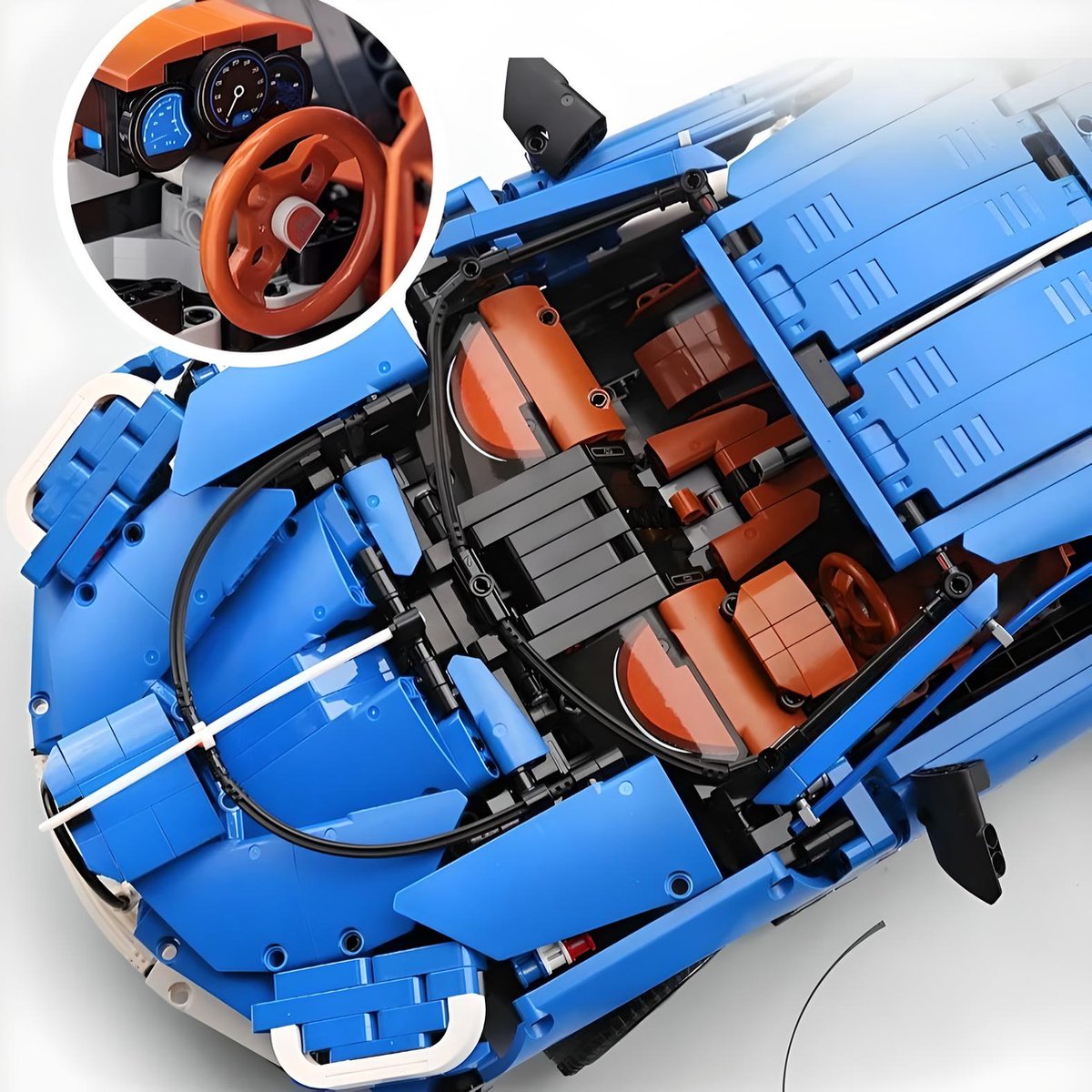 Blue French Hypercar 3858PCS