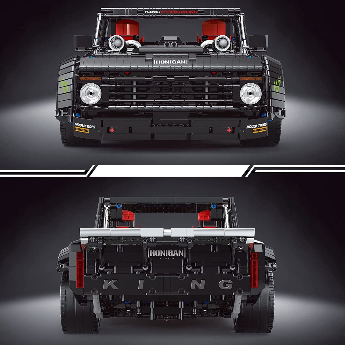 Stanced Pickup Truck 3695PCS