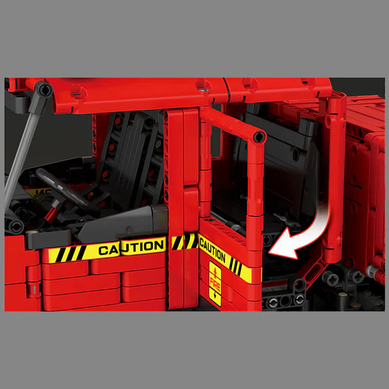 Der Feuerwehrwagen 3266 Teile