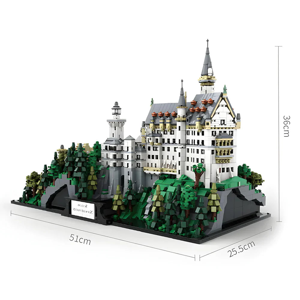 Schloss Neuschwanstein Europäisches Wahrzeichen 7438 Teile