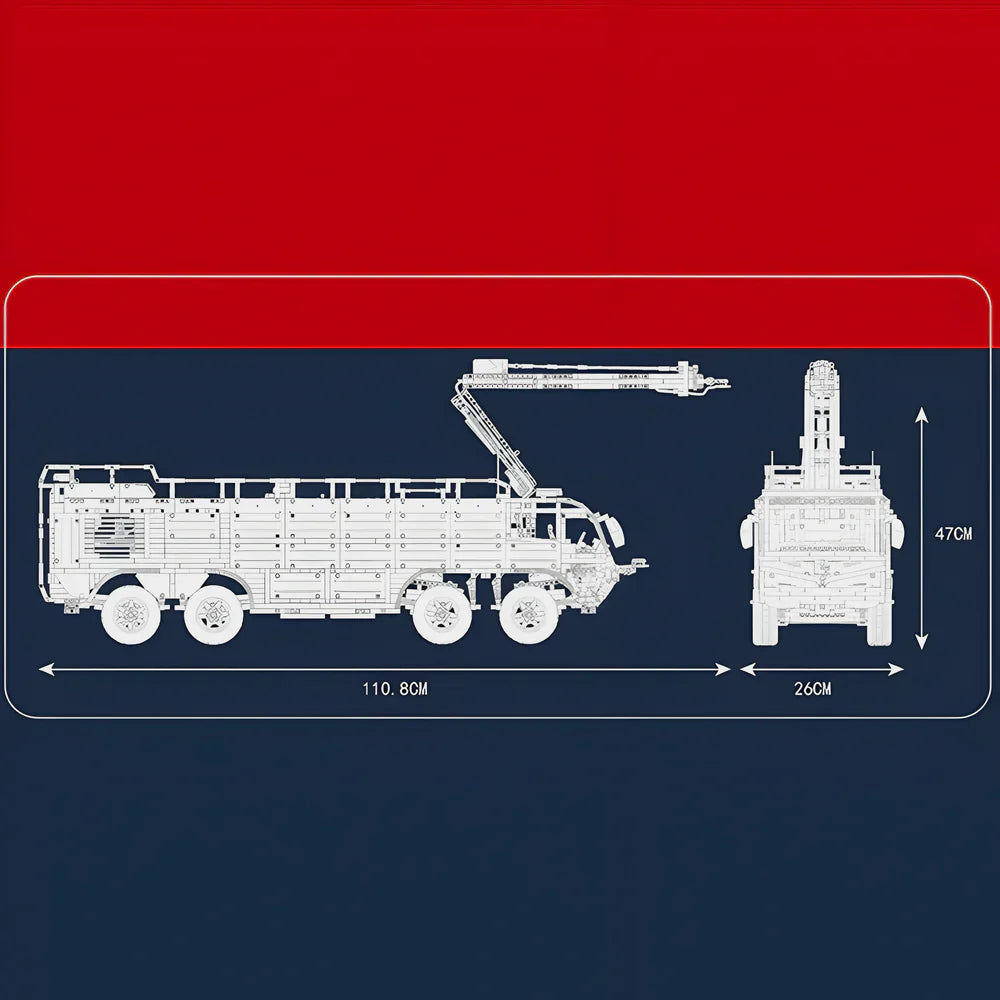 Fire Rescue Truck 6654PCS