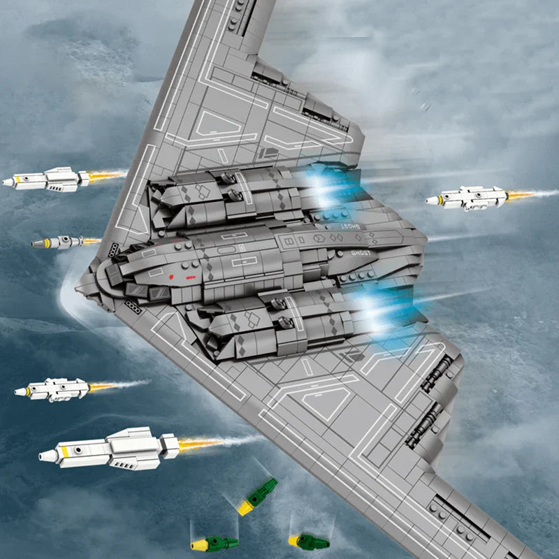 B2 Military Bomber Aircraft 2062PCS