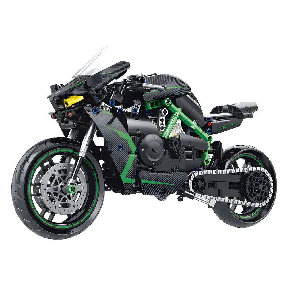 Japanisches Carbon-Motorrad 512 Teile