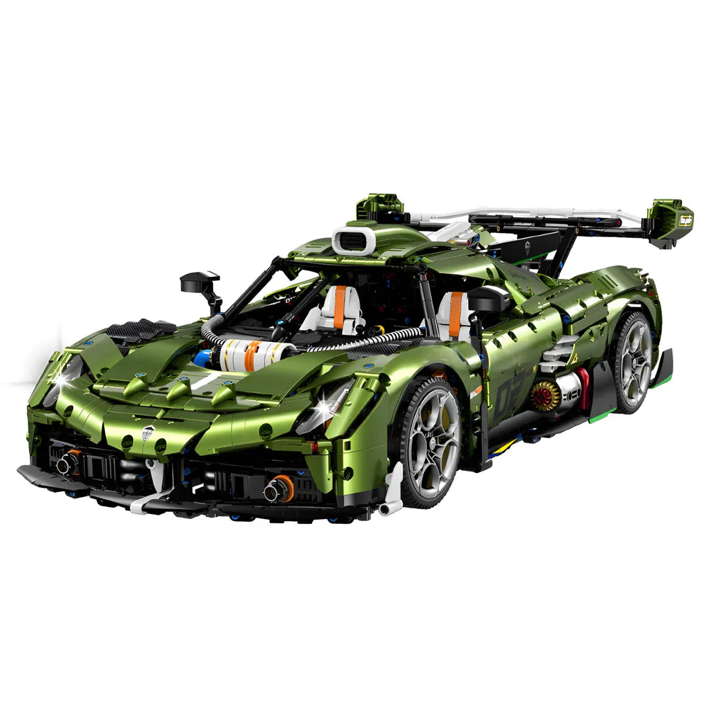 Schwedischer Chrom-Hypercar 3837TEILE