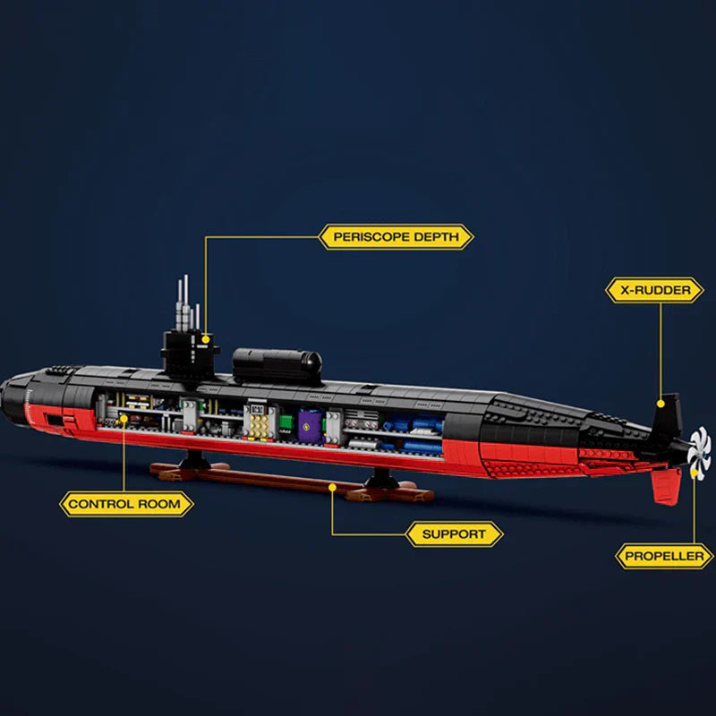 Ultimate Los Angeles-Class SSN Submarine 2987PCS