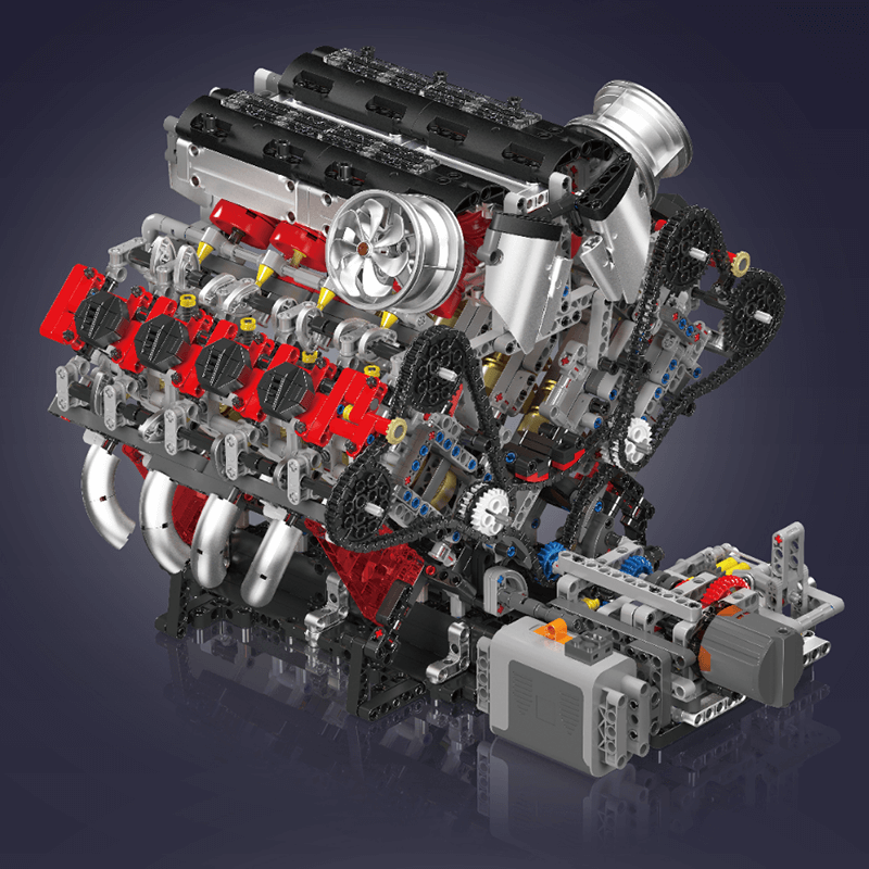 Italienischer V8 Motor 2718 Teile