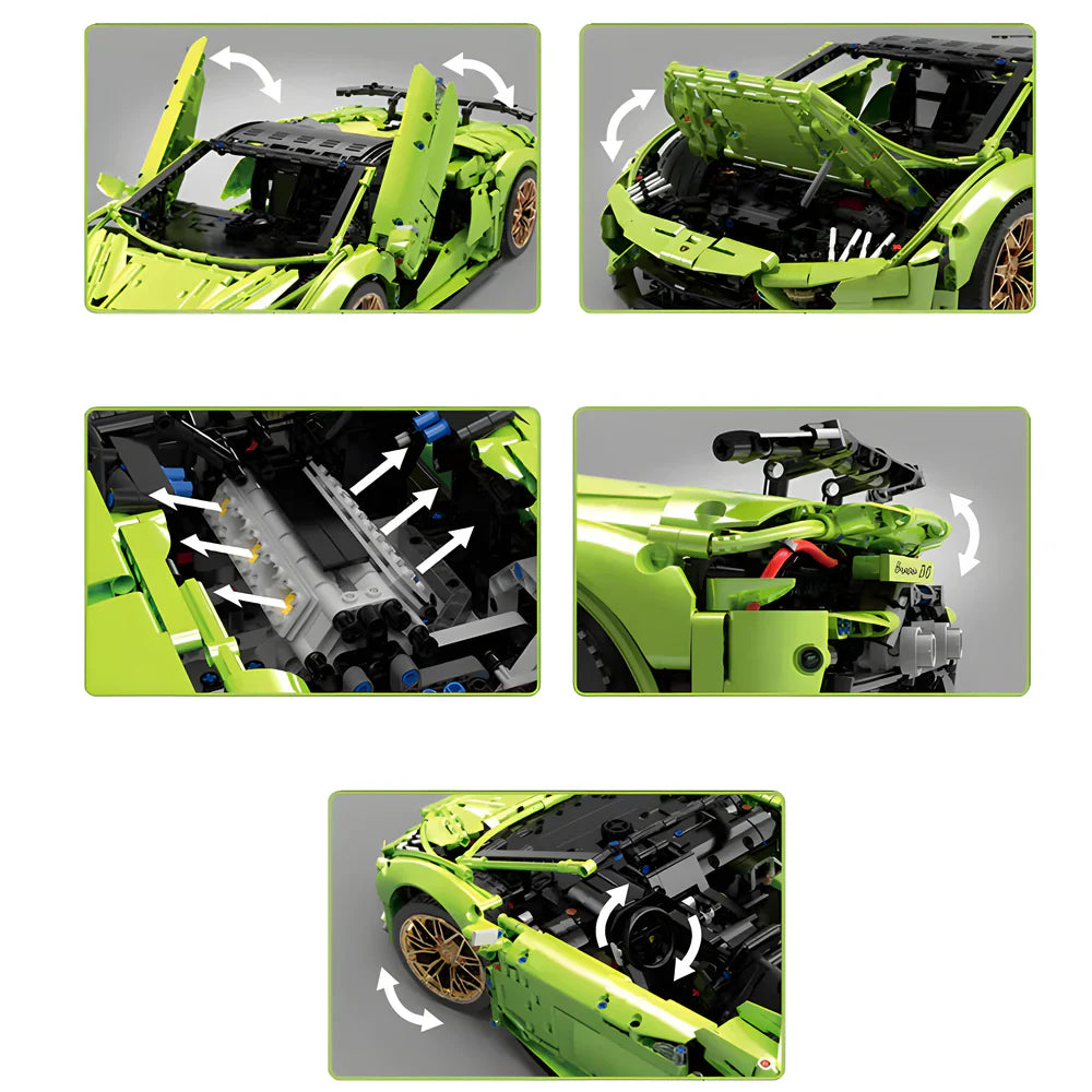Limitierte Auflage Italienischer Supersportwagen 3557Teile