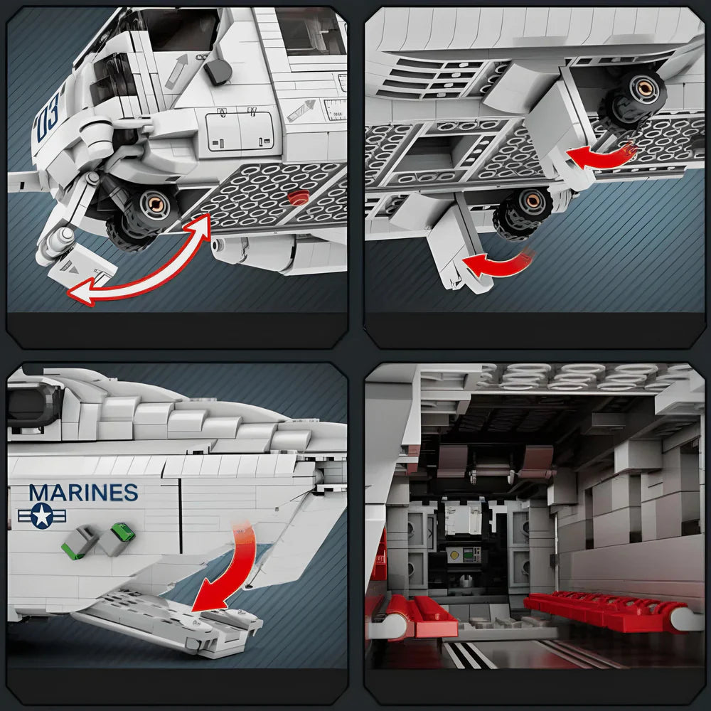 CH-53 Transporthubschrauber Elite Edition 2191 Teile