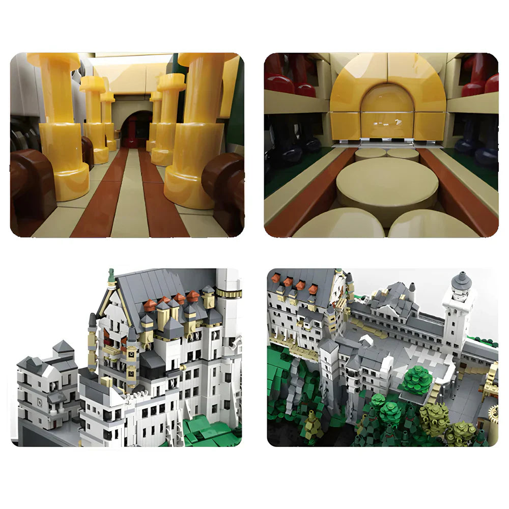 Schloss Neuschwanstein Europäisches Wahrzeichen 7438 Teile
