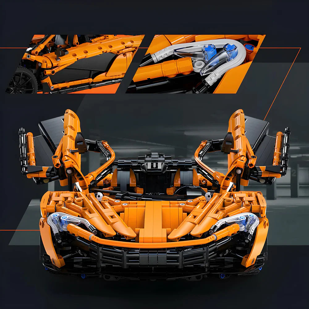 Britisches Hybrid-Hypercar 3616 Teile