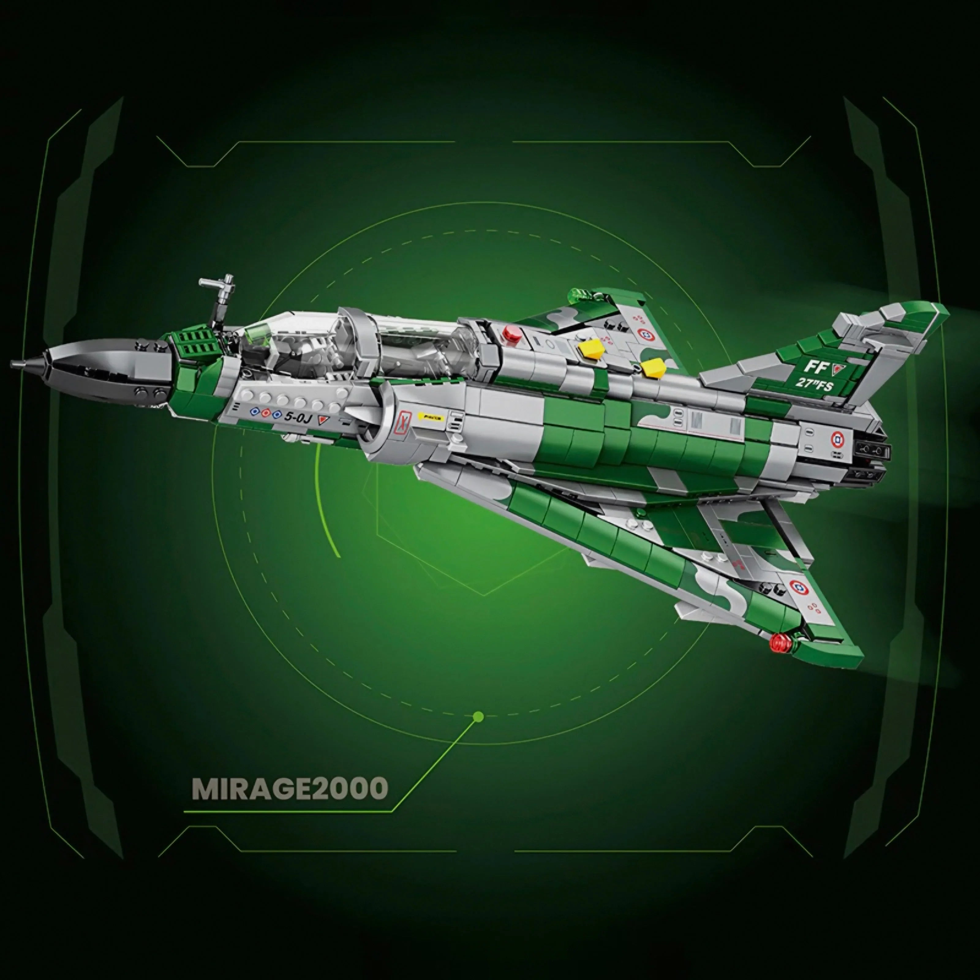 Mirage 2000 Jet Aircraft 1012PCS