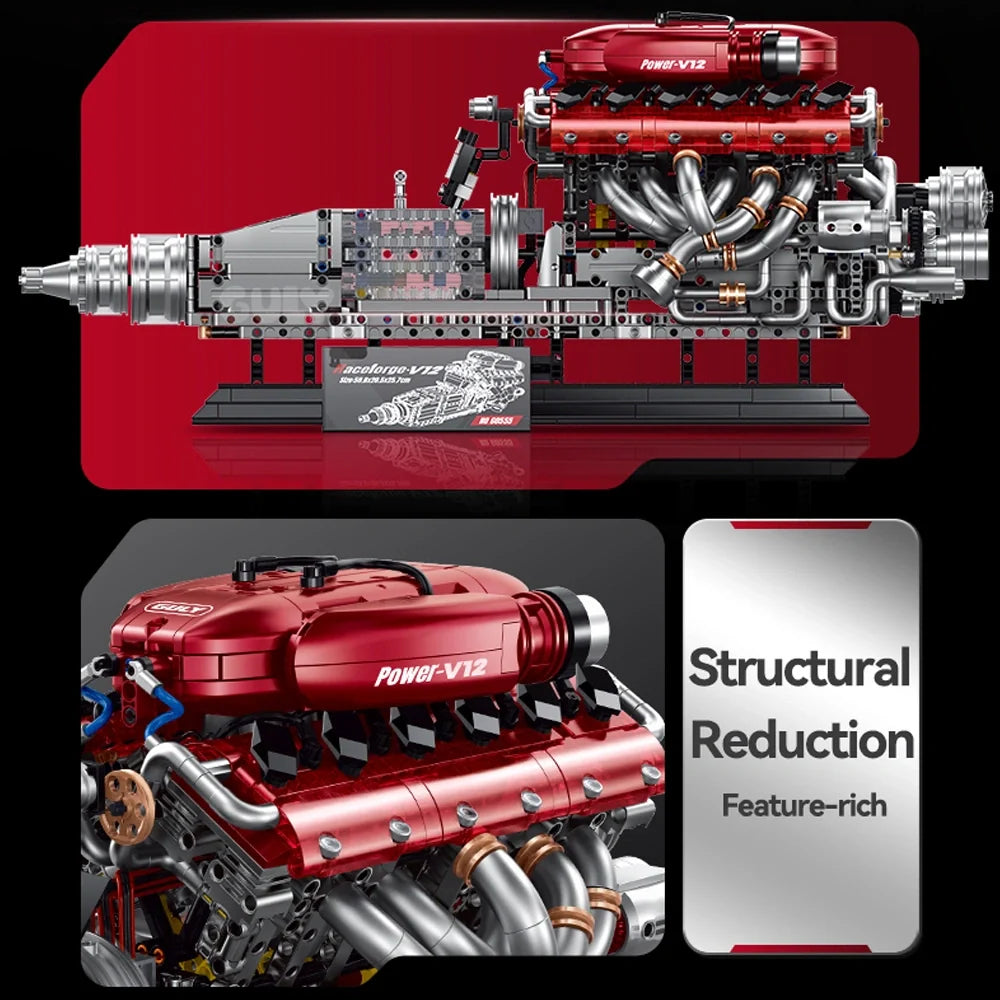 Moteur V12 Performance 2378 pièces