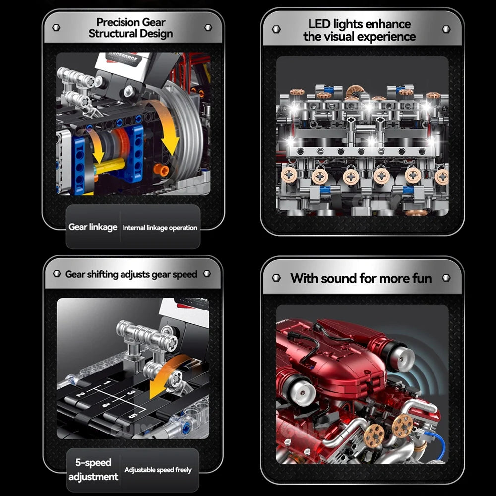 Moteur V12 Performance 2378 pièces