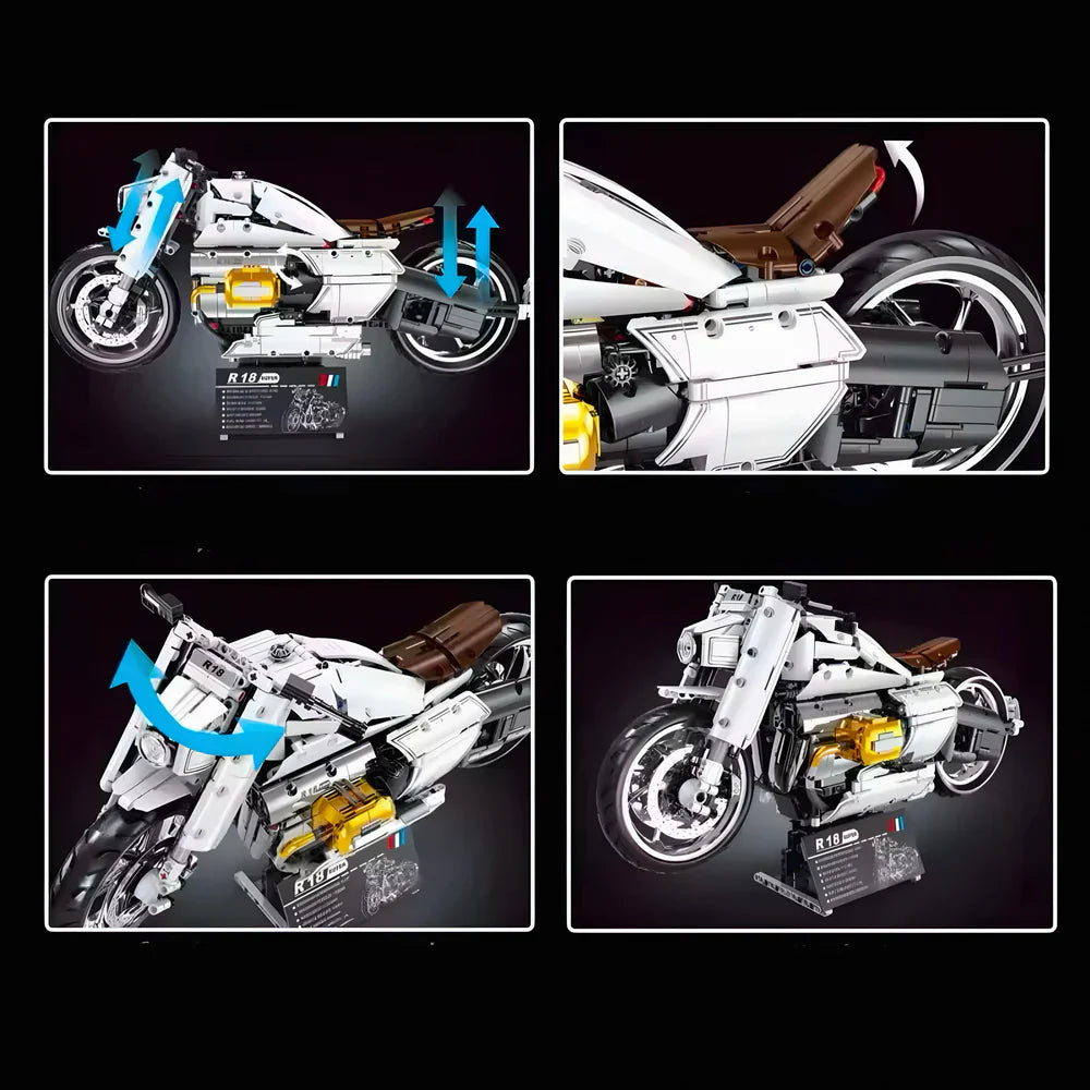Deutsches R18 Motorrad 1672 Teile