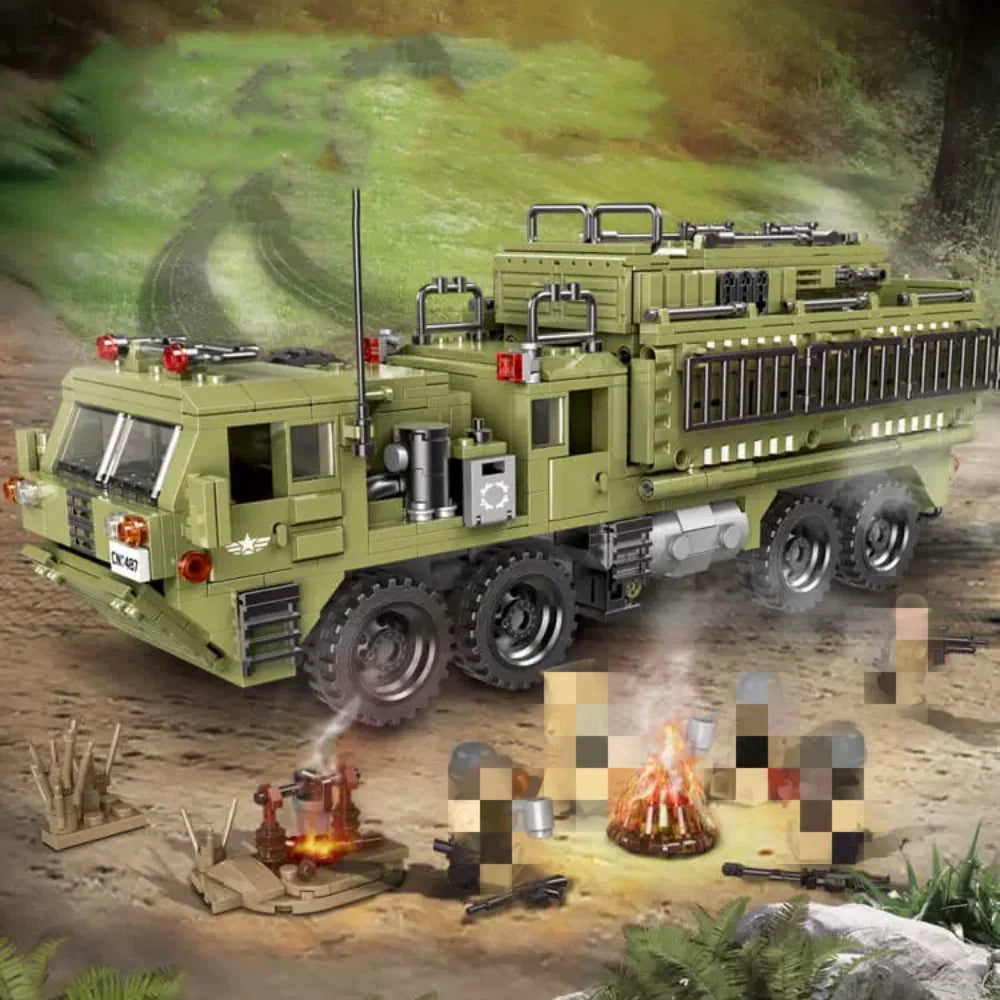 Heavy Cheap military truck 1237PCS