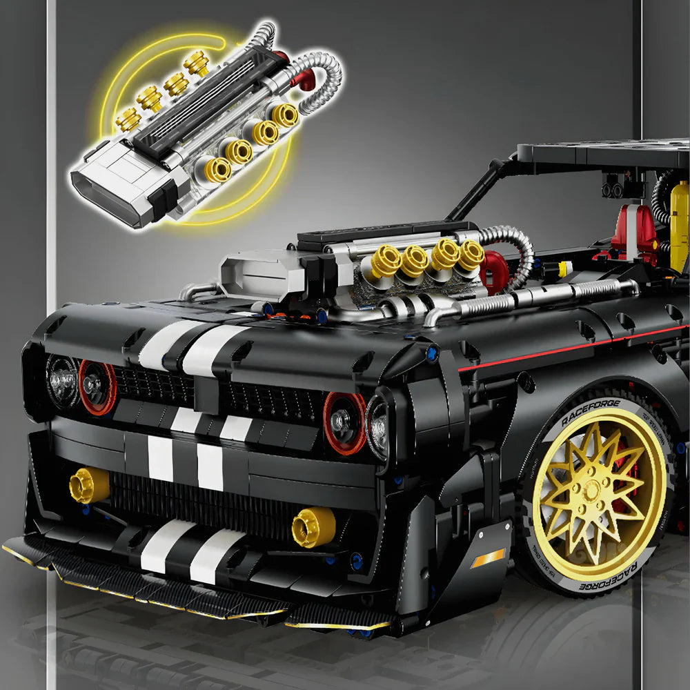 Klassischer amerikanischer V8-Muscle-Car 3750TEILE