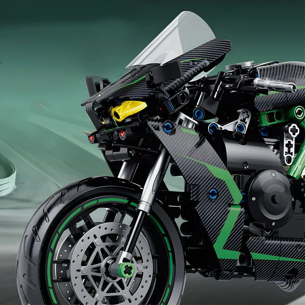 Japanisches Carbon-Motorrad 512 Teile