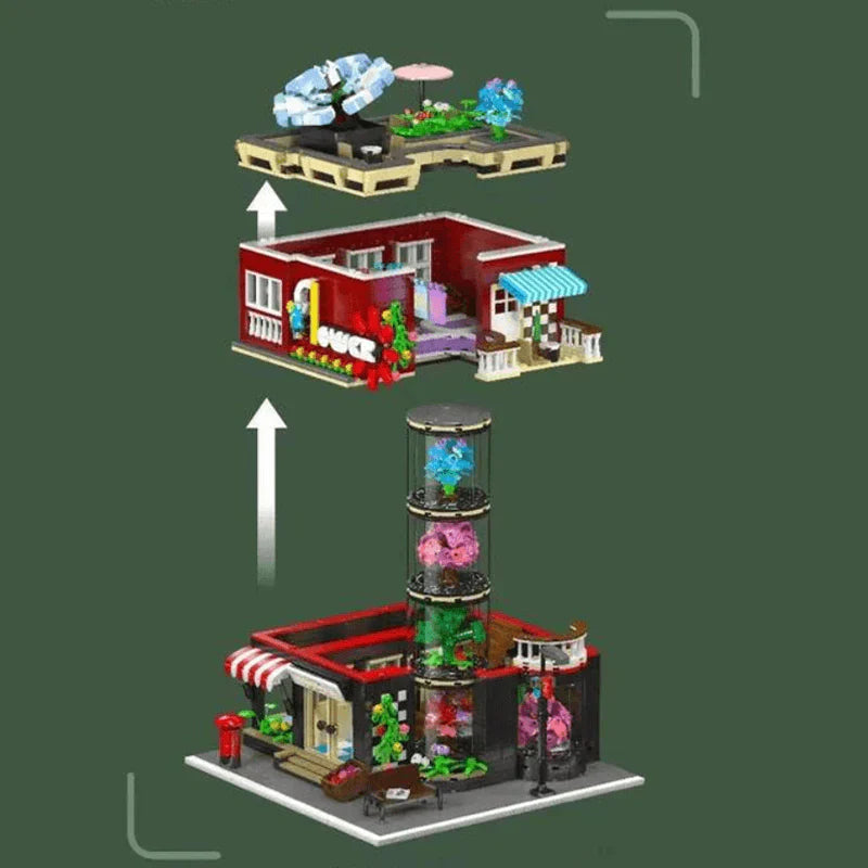 The Flower Shop 2291PCS
