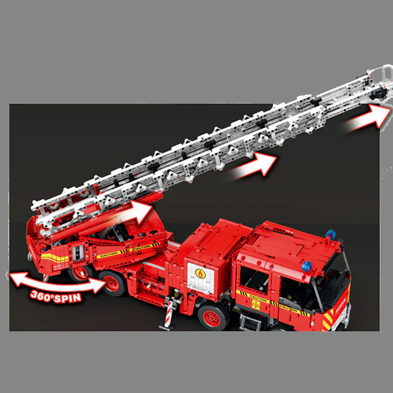 Der Feuerwehrwagen 3266 Teile