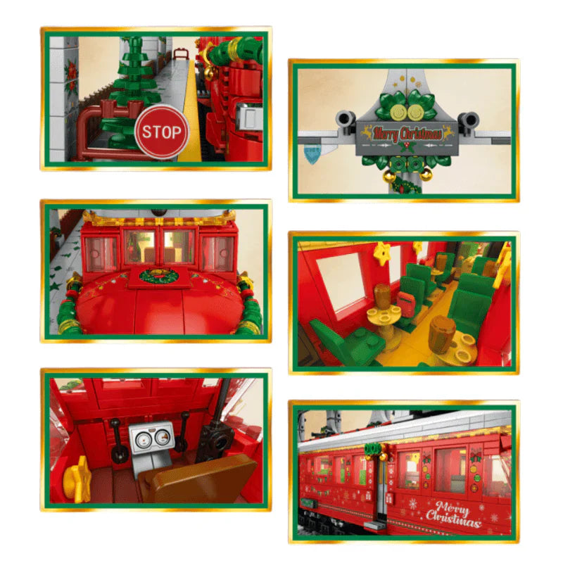 Christmas Train Station 2822PCS