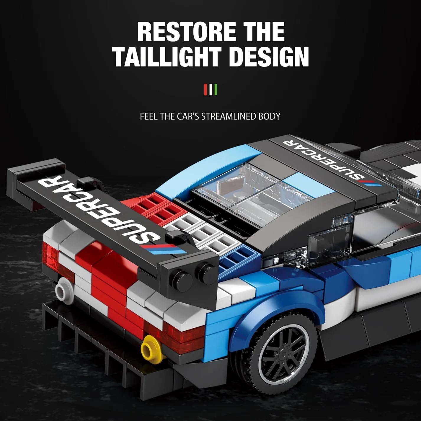 Mini Bricks M4 GT3 Deutscher Rennwagen 430 Teile