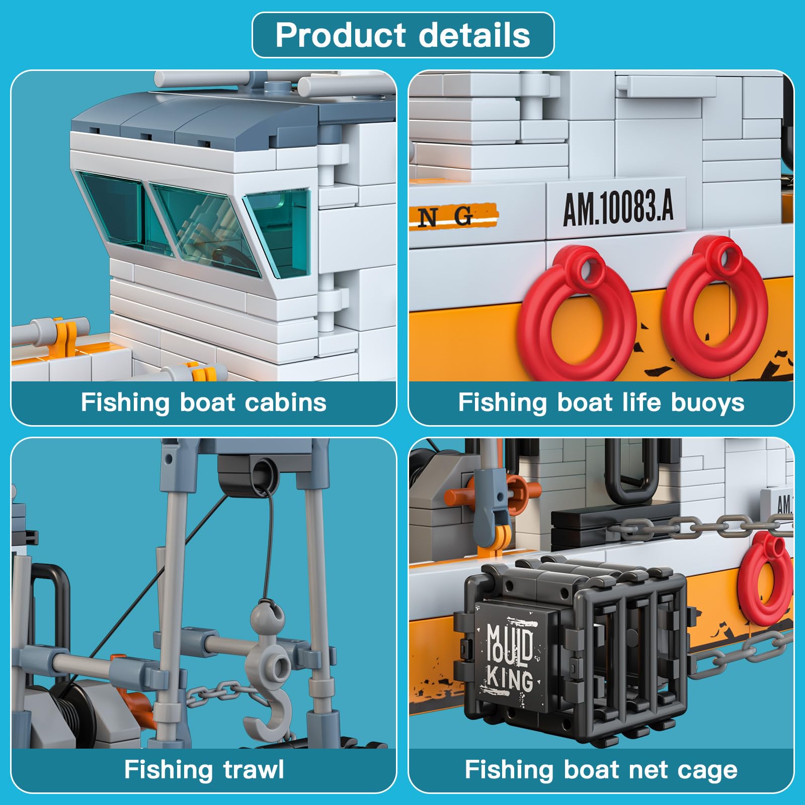 The Fishing Boat 420PCS