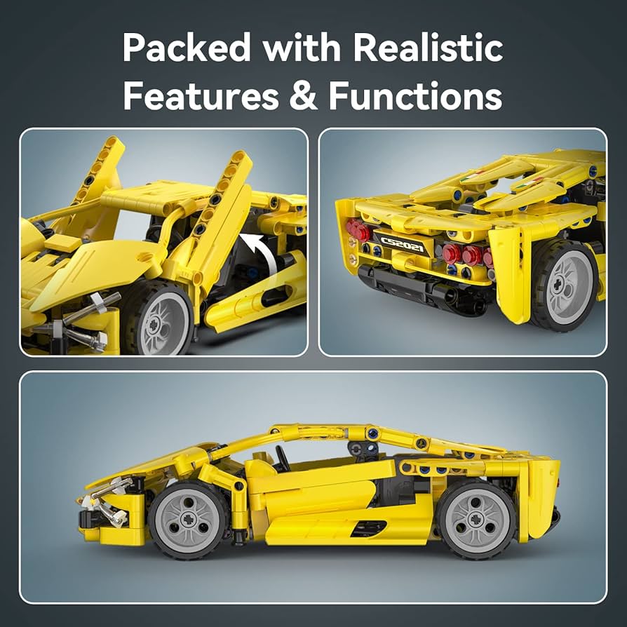 Minibricks Yellow Lighting Sport 357PCS