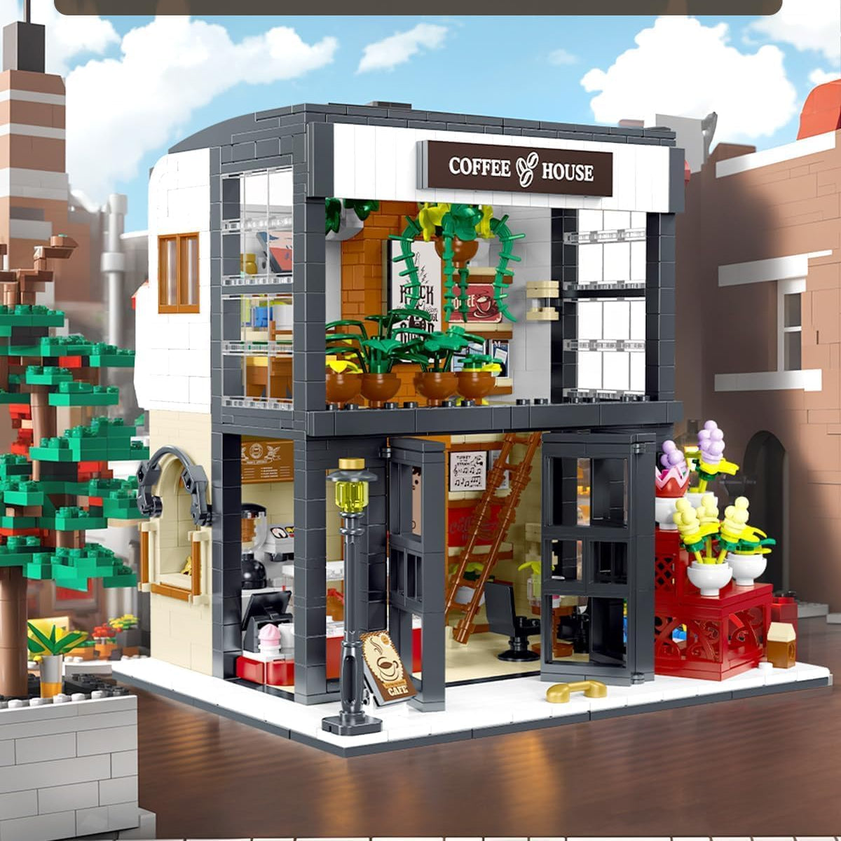 Kaffeehaus Licht 1454 Teile