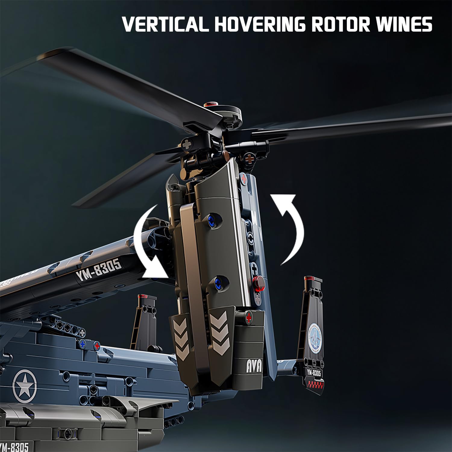 Dual Rotor Aircraft 1486PCS