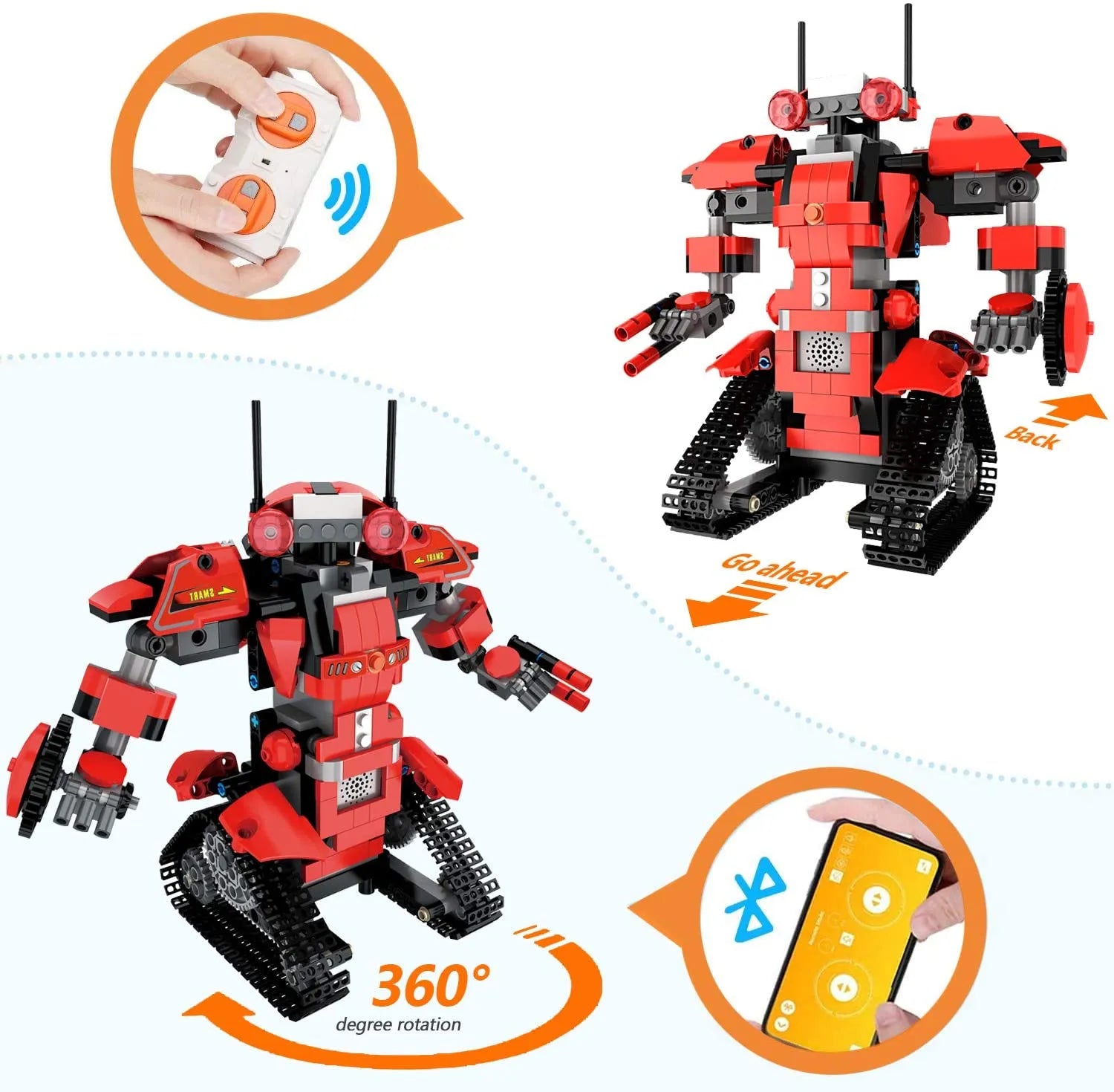 Red Almubot Battlefield Robot 392PCS