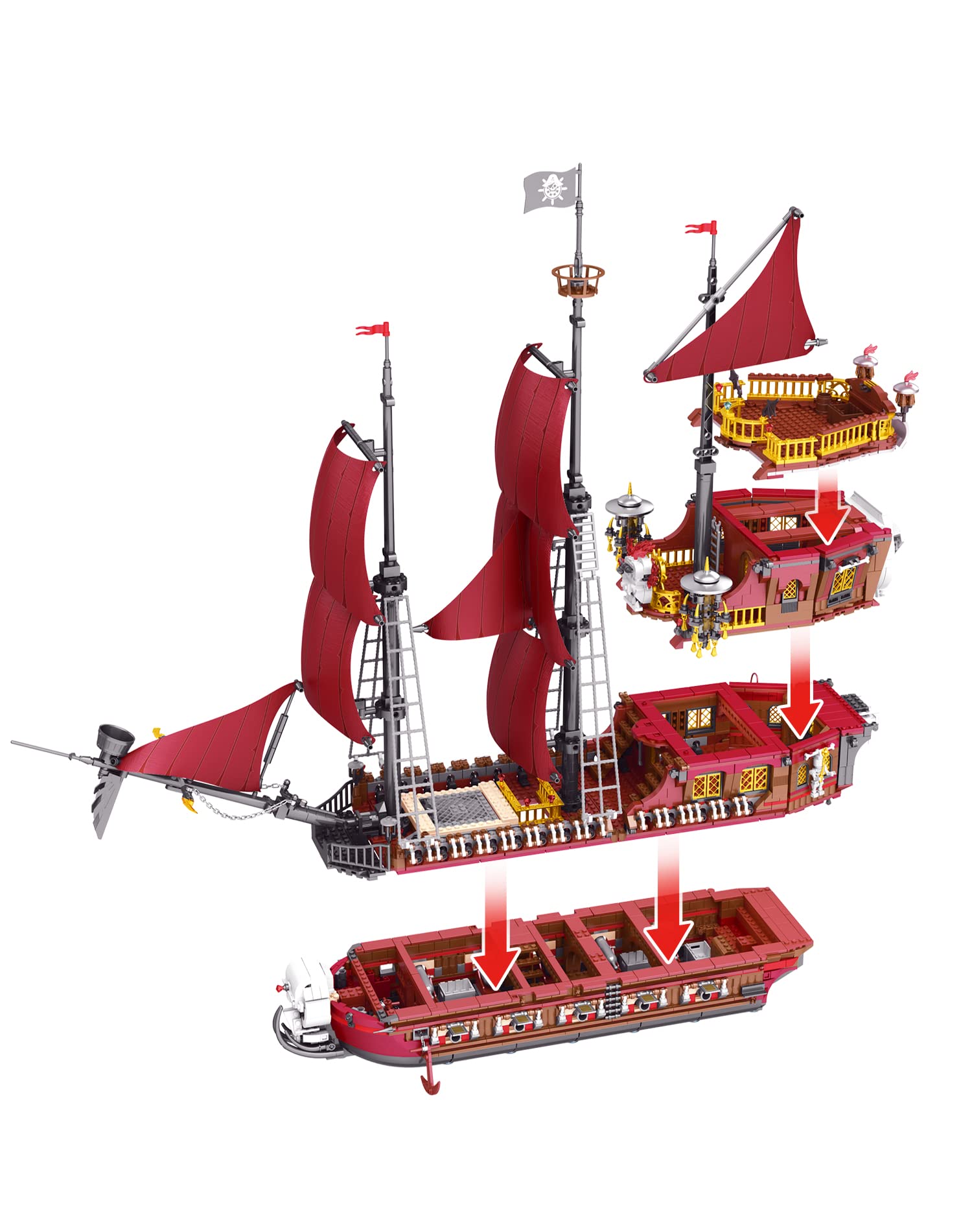 Pirate Revenge Ship 3066PCS