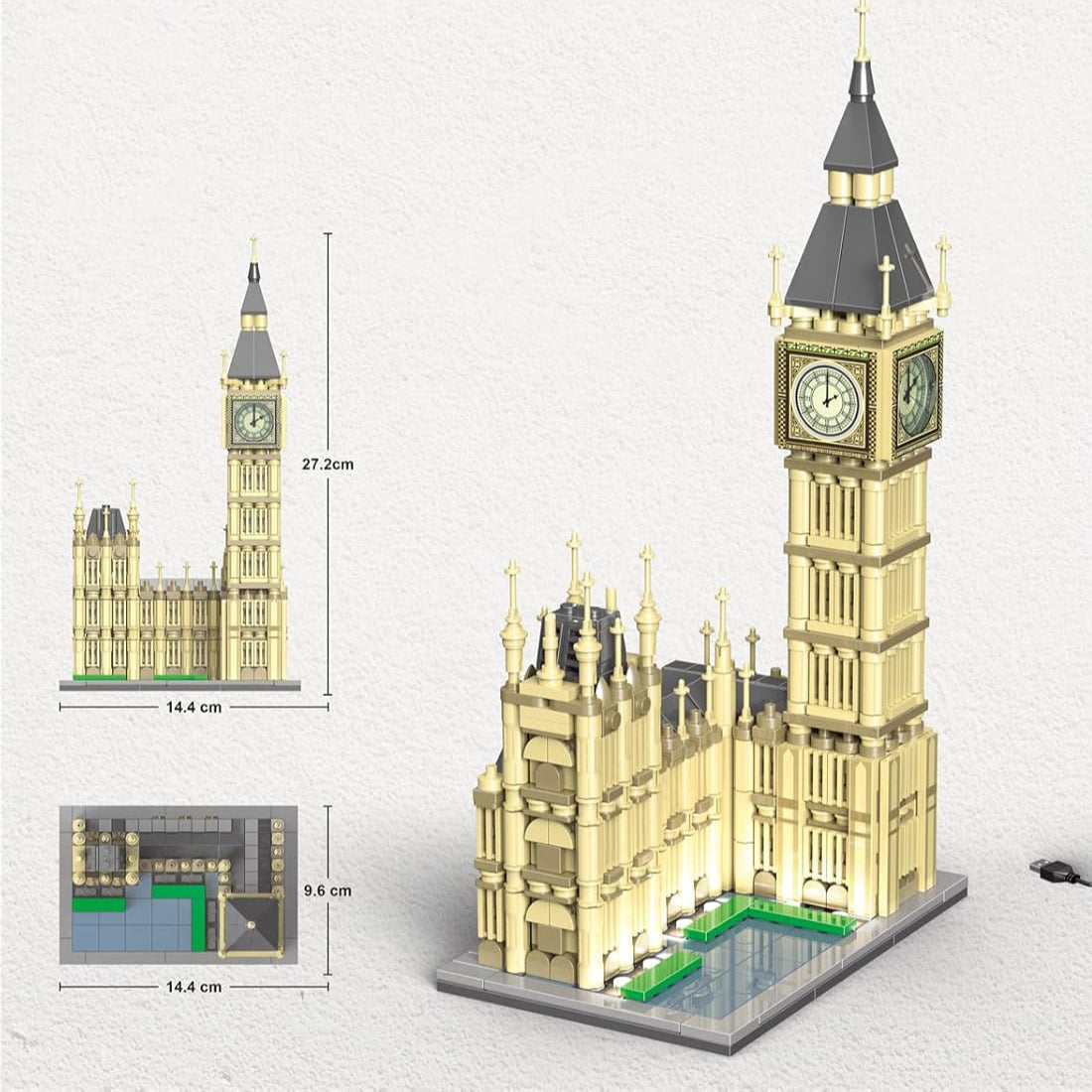 Big Ben Uhrturm 815 Teile