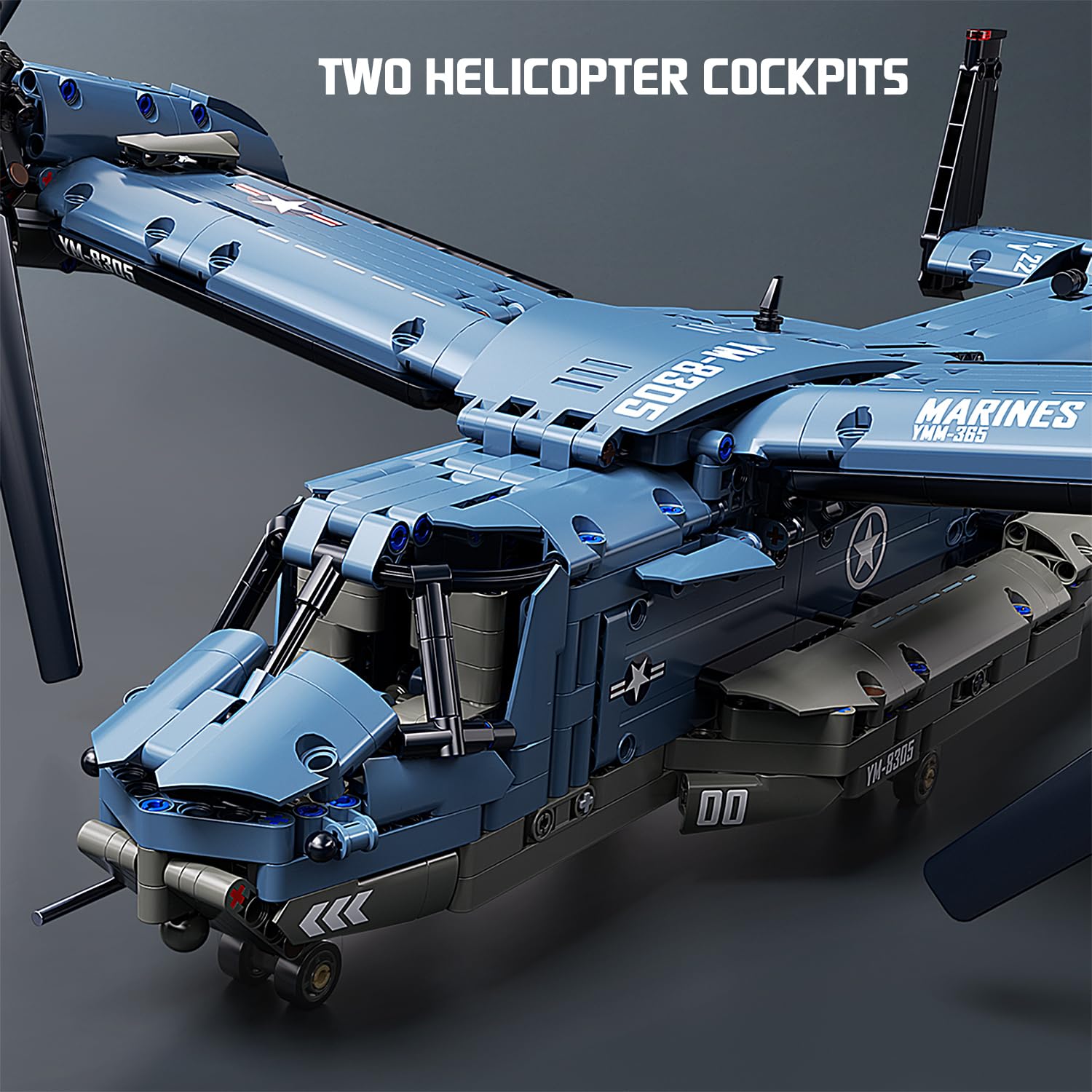 Dual Rotor Aircraft 1486PCS