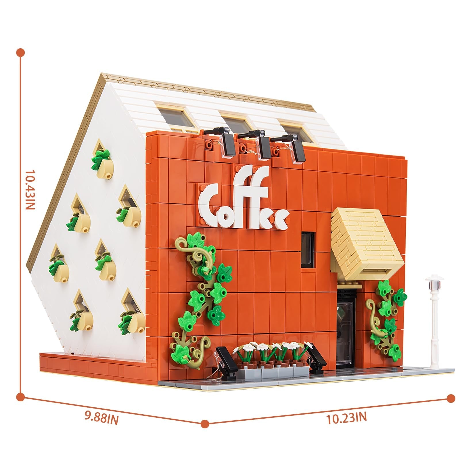 Umgedrehtes Café 3120TEILE