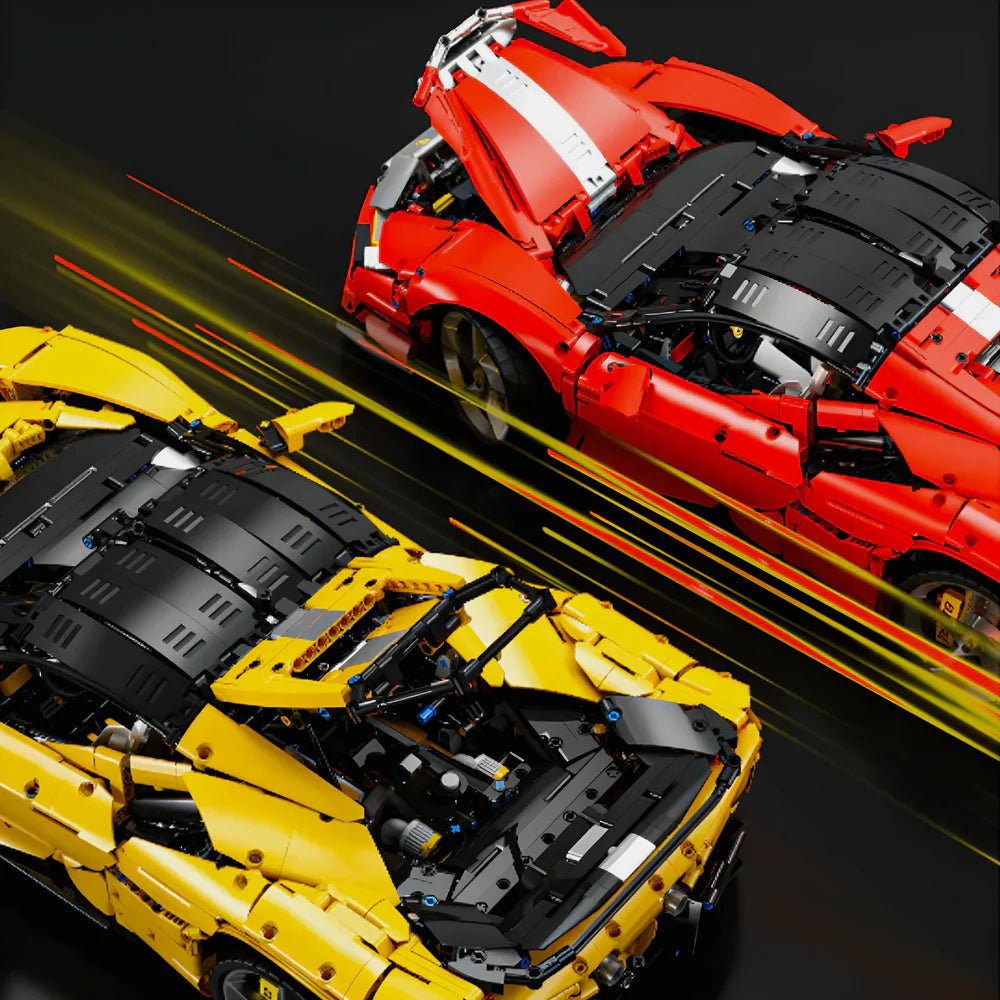 Supercar hybride italienne SF90 4099 pièces