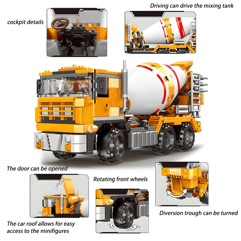Zementmischer-LKW 583 Teile