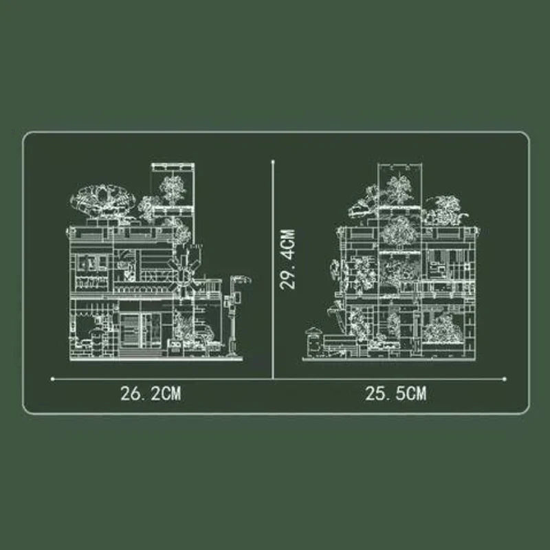 The Flower Shop 2291PCS