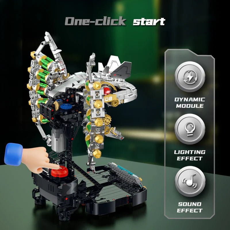 Mecha-Dinosaurierkopf 954 TEILE