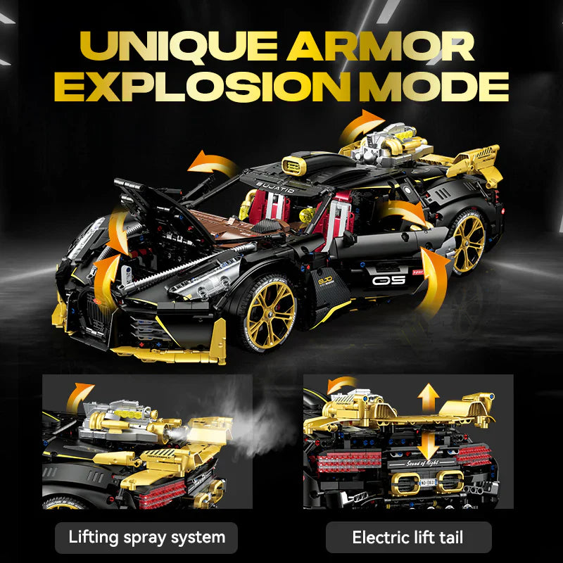 Cybertuned Deutsches Hypercar 4367 Teile