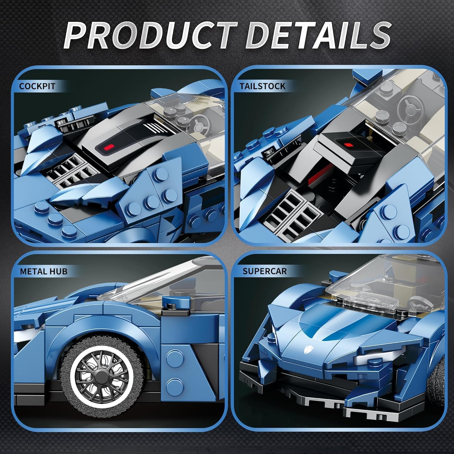 Mini Bricks Agera Hypercar 328 Teile