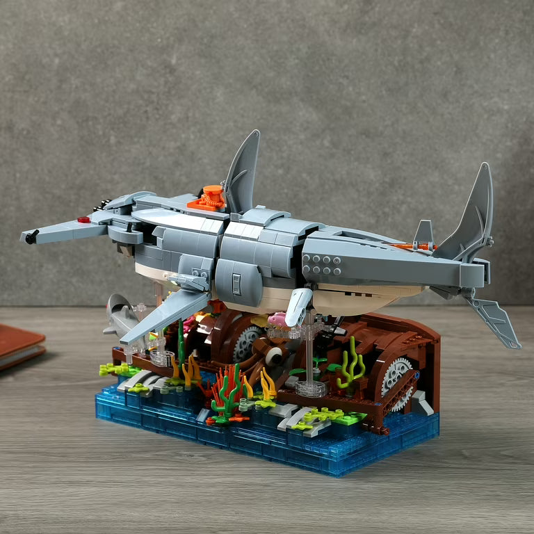 Hammerhead shark 1144PCS