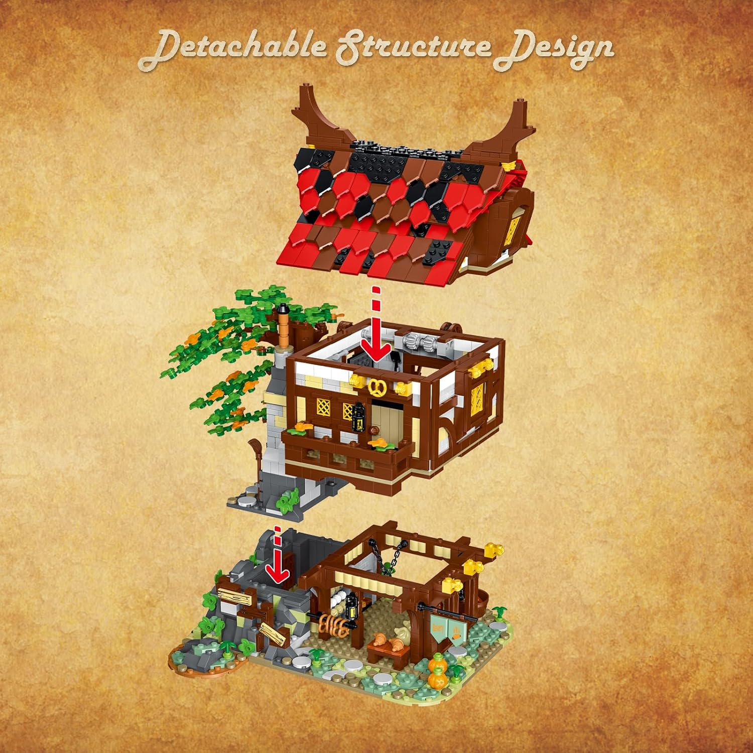 Medieval Bakery 2310PCS