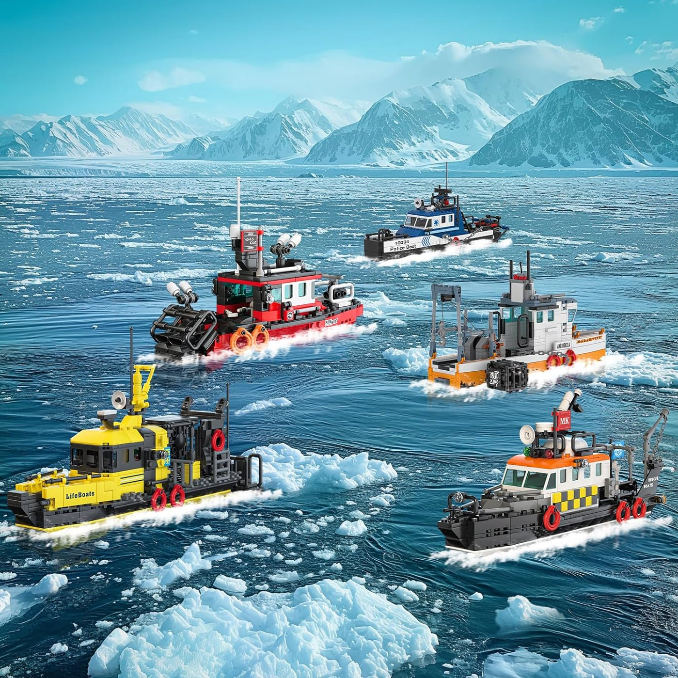 The Fishing Boat 420PCS