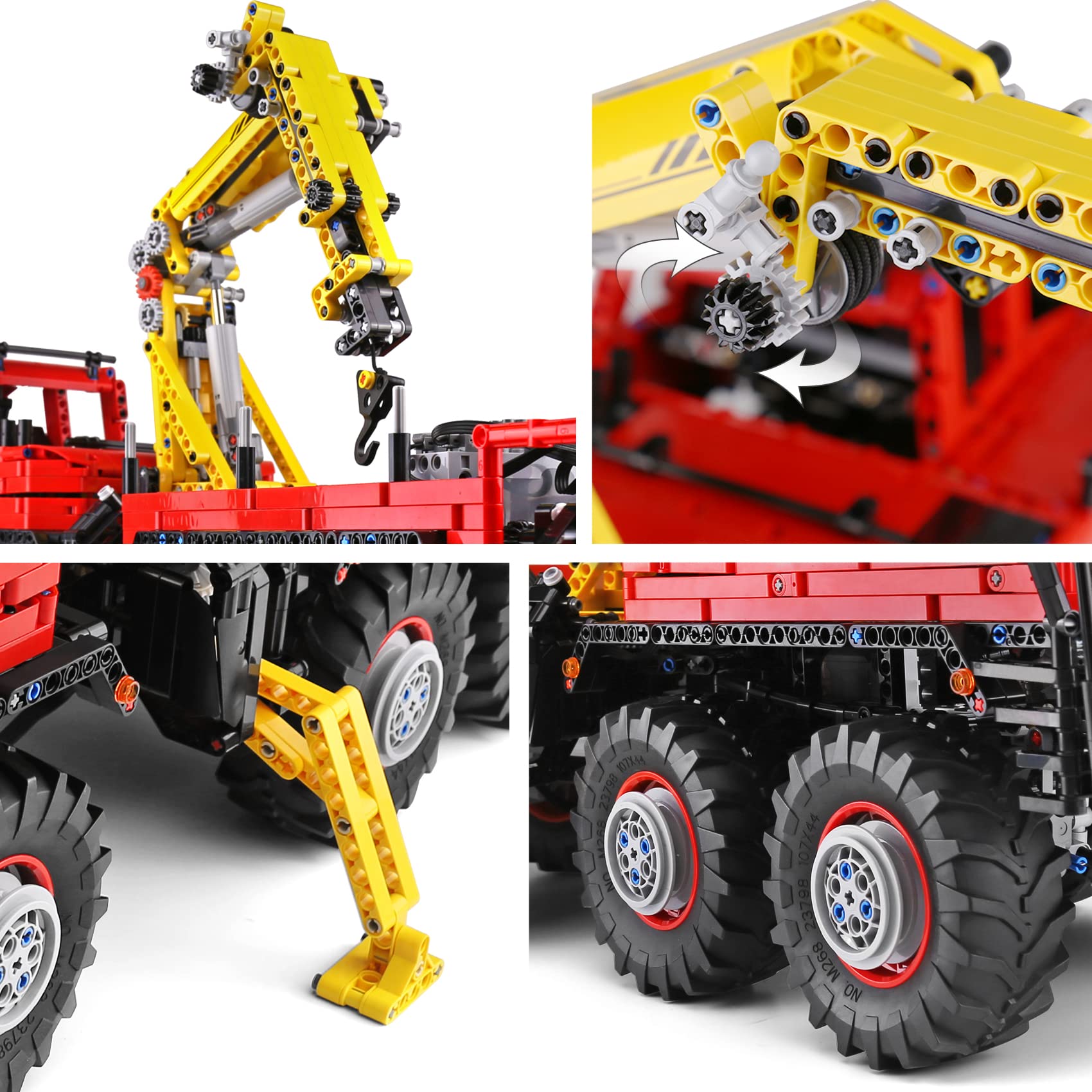 Camion de débardage articulé tout-terrain 8×8 3068 pièces