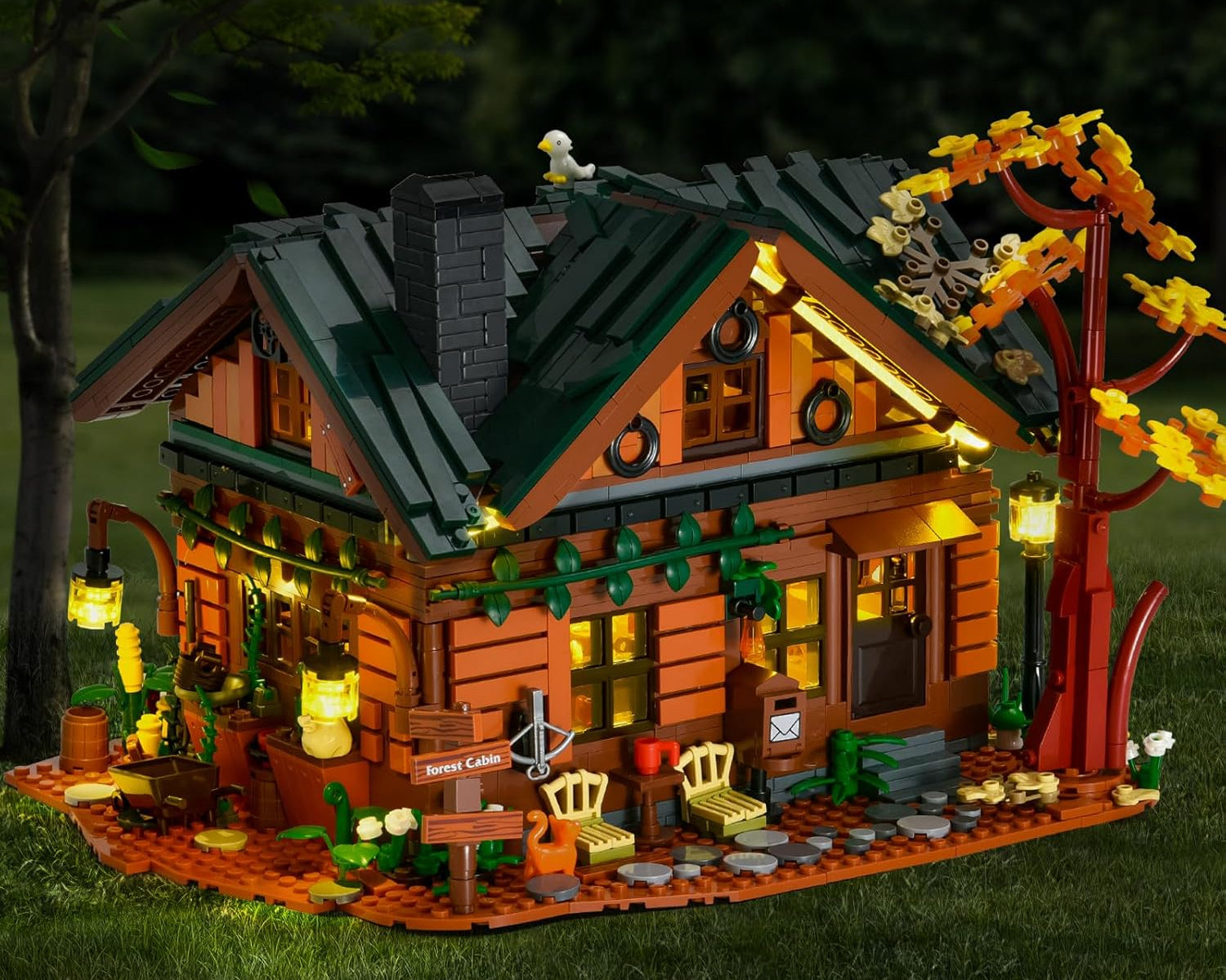 Forest Cabin Tiny Modular House 2234PCS