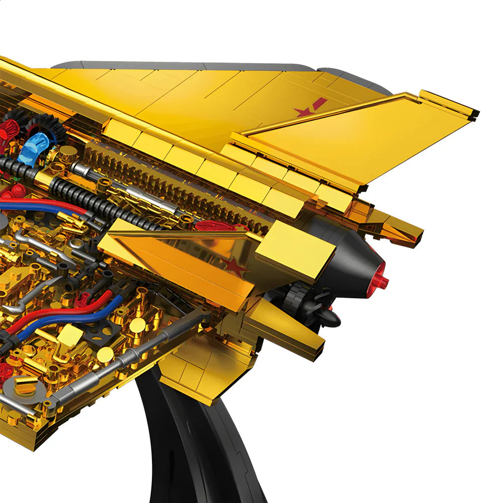 Gold Edition J-20 Kampfflugzeug 1202 Teile