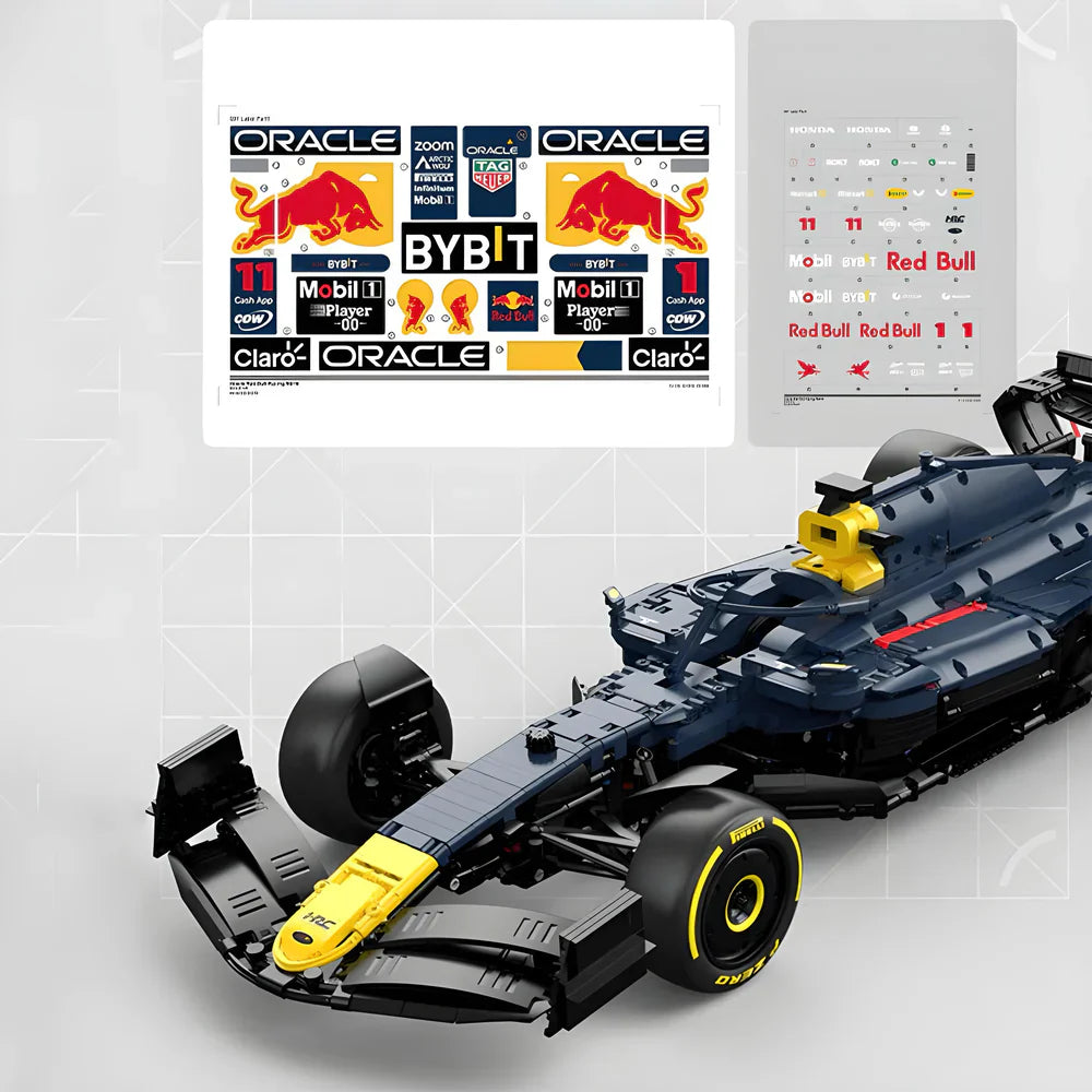 2023 RB19 Formel 1 Rennikone 2463TEILE